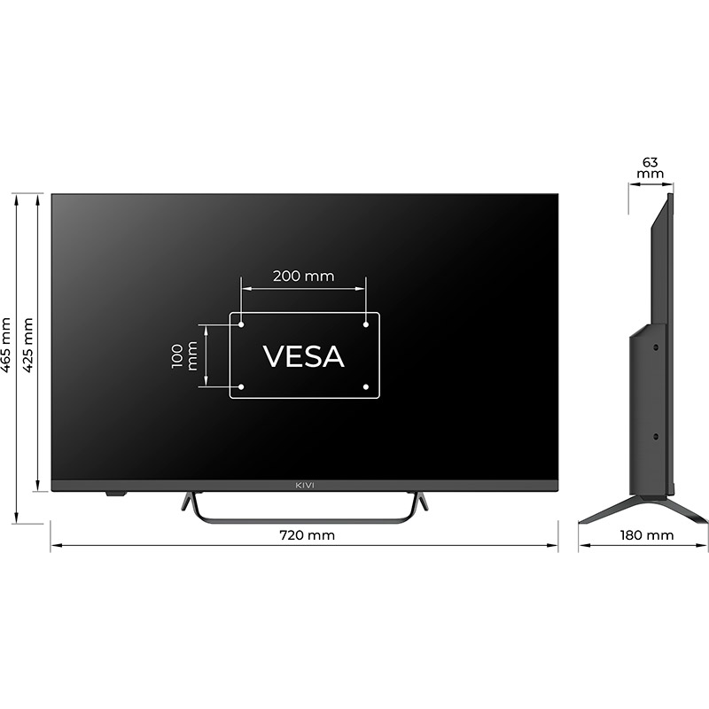 Изображение Телевизор KIVI 32F760QB