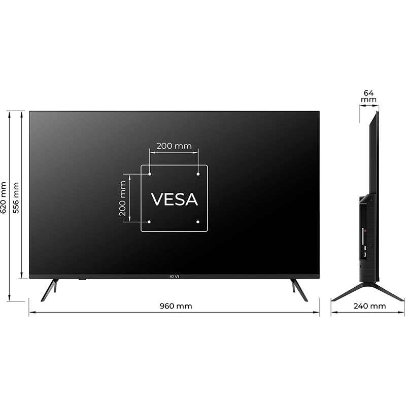 Изображение Телевизор KIVI 43U760QB