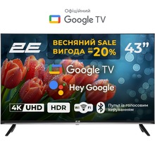 Купить в Харькове - Телевизор 2E 2E-43A07KU Google TV