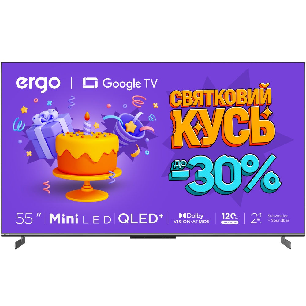 Телевизор ERGO 55MQ90PRO