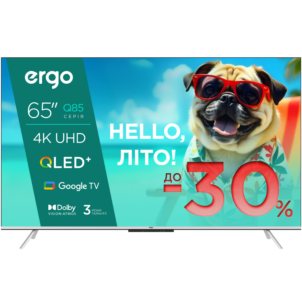 Телевізор ERGO 65JUQ85 Телевізор ERGO 65JUQ85