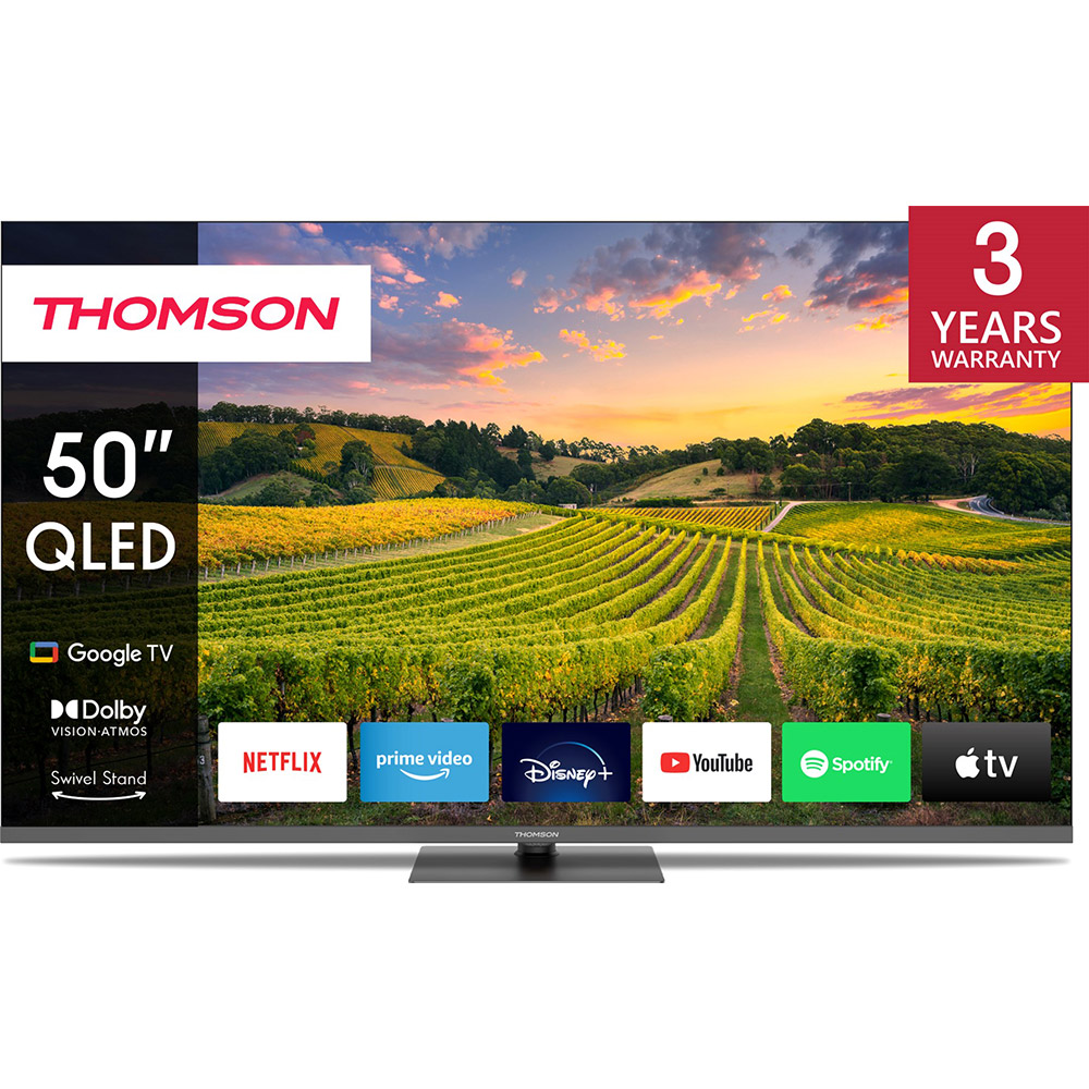 Телевізор THOMSON 50QG5C14 Роздільна здатність 3840 x 2160 (4K UHD)