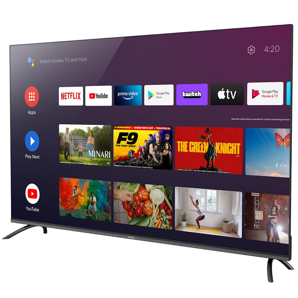 Телевізор ERGO 75GUS8500 Smart TV зі Smart TV