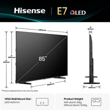 Телевізор HISENSE 85E7Q