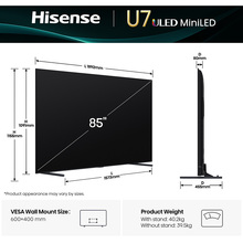 Телевизор HISENSE 85U7Q