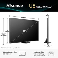 Телевізор HISENSE 85U8Q