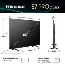 телевизор HISENSE 85E7Q PRO