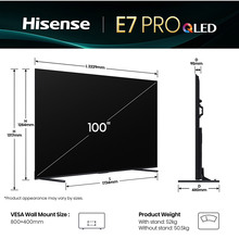 Телевизор HISENSE 100E7Q PRO