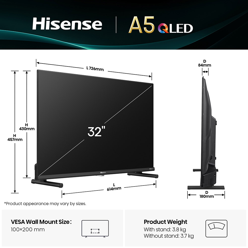 Фото 4 Телевізор HISENSE 32A5Q