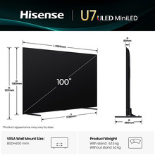 Телевізор HISENSE 100U7Q
