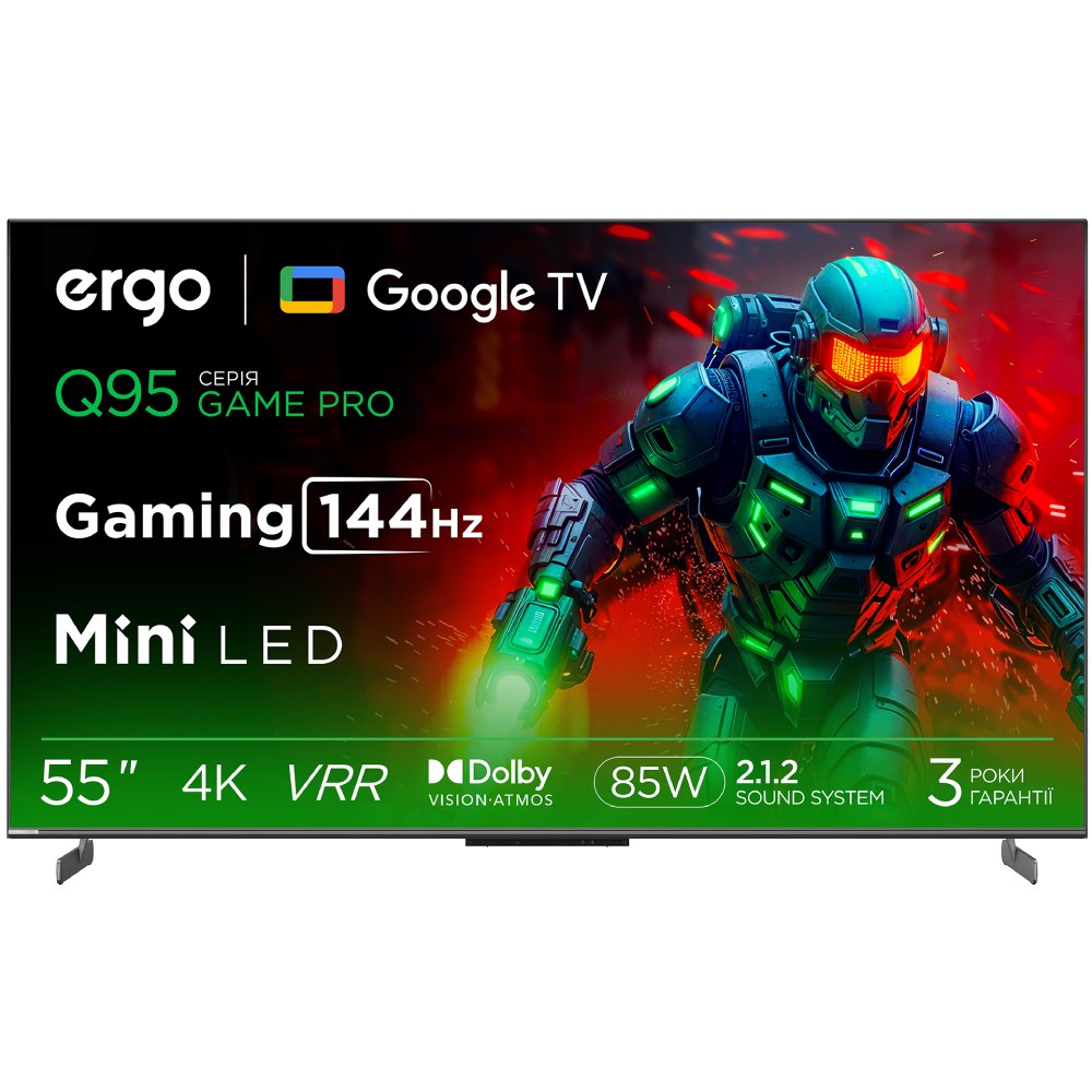 Телевизор ERGO 55MQ95 Game PRO Телевизор ERGO 55MQ95 Game PRO