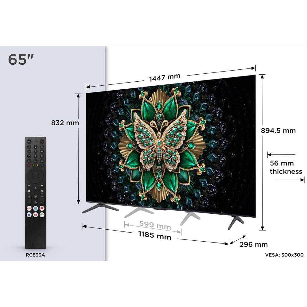 Изображение Телевизор TCL 65C6K