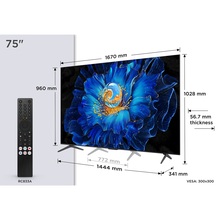 Телевизор TCL 75C6KS