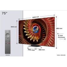 Телевизор TCL 75C8K