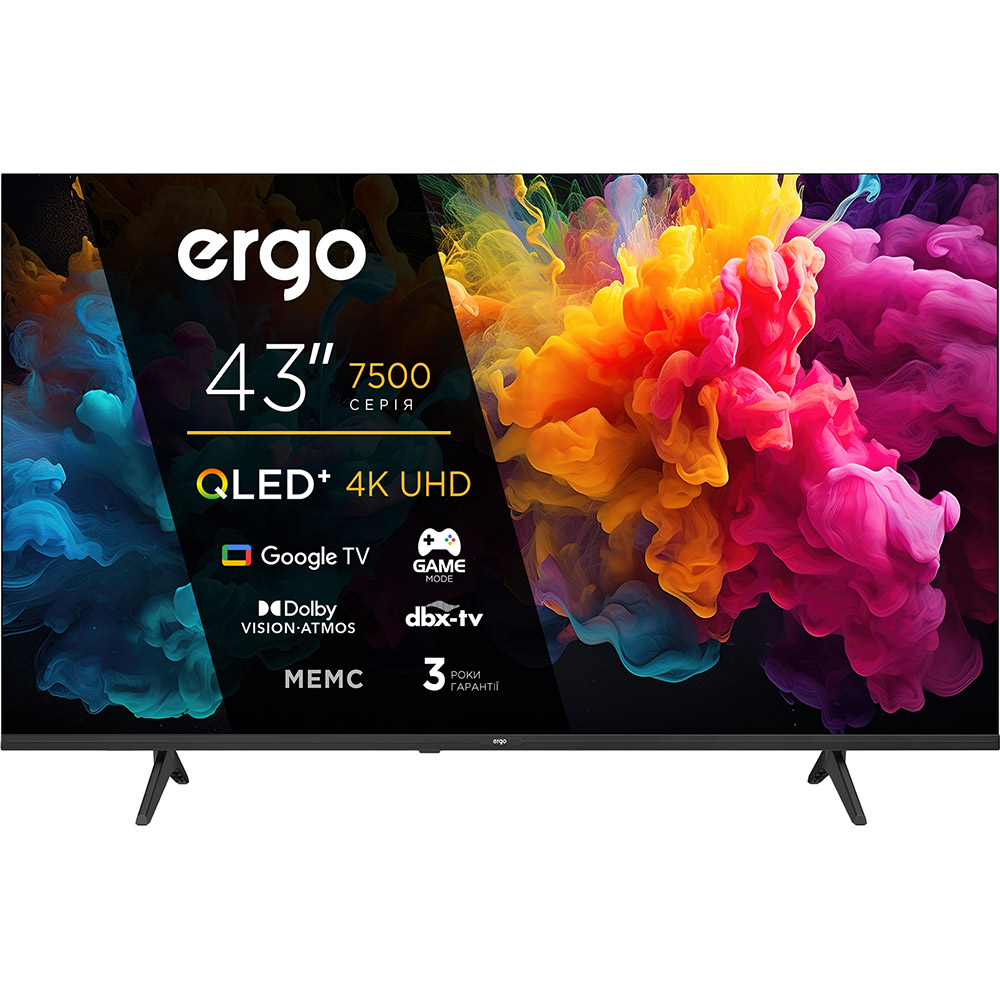 Телевизор ERGO 43JUQ7500 Телевизор ERGO 43JUQ7500