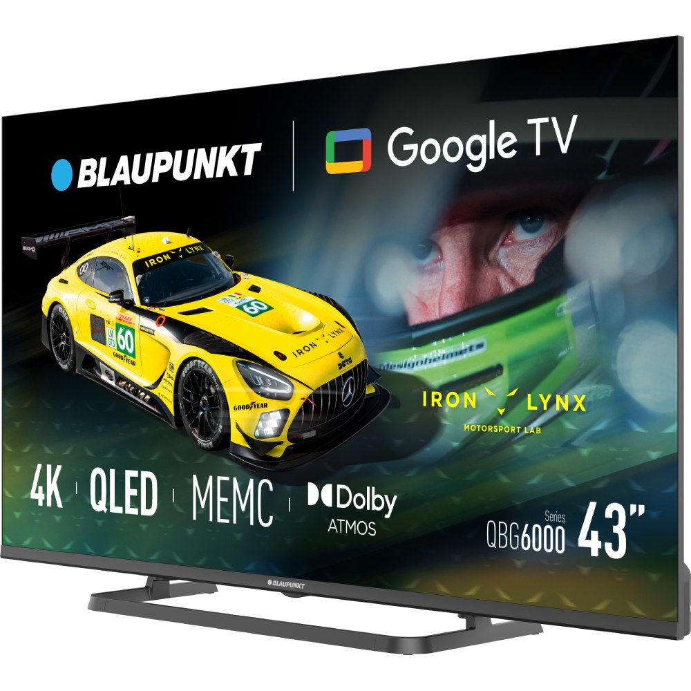 Телевізор BLAUPUNKT 43QBG6000S Роздільна здатність 3840 x 2160 (4K UHD)