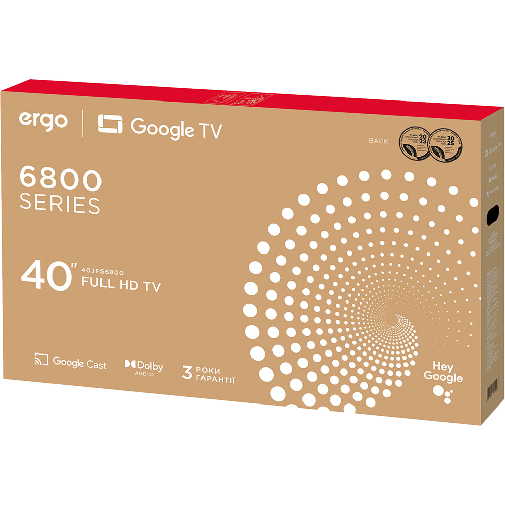 В Україні Телевізор ERGO 40JFS6800