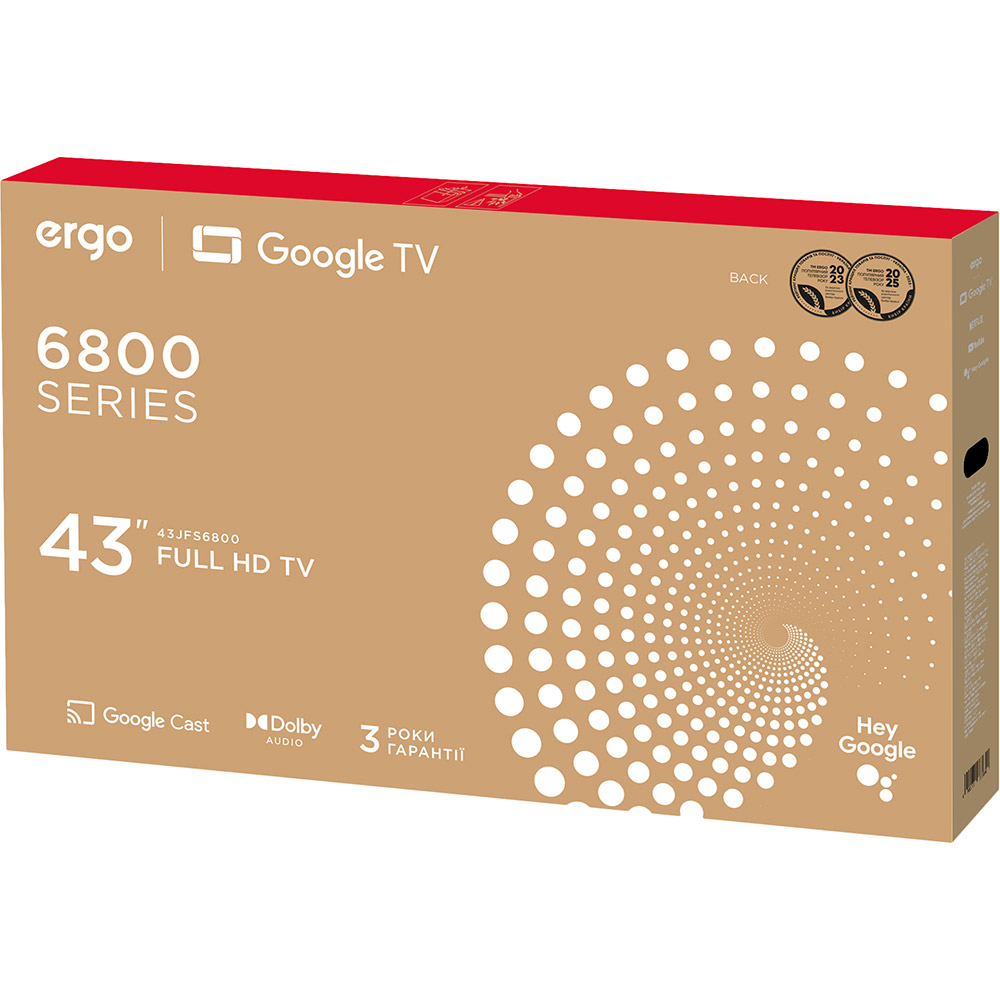 В Украине Телевизор ERGO 43JFS6800