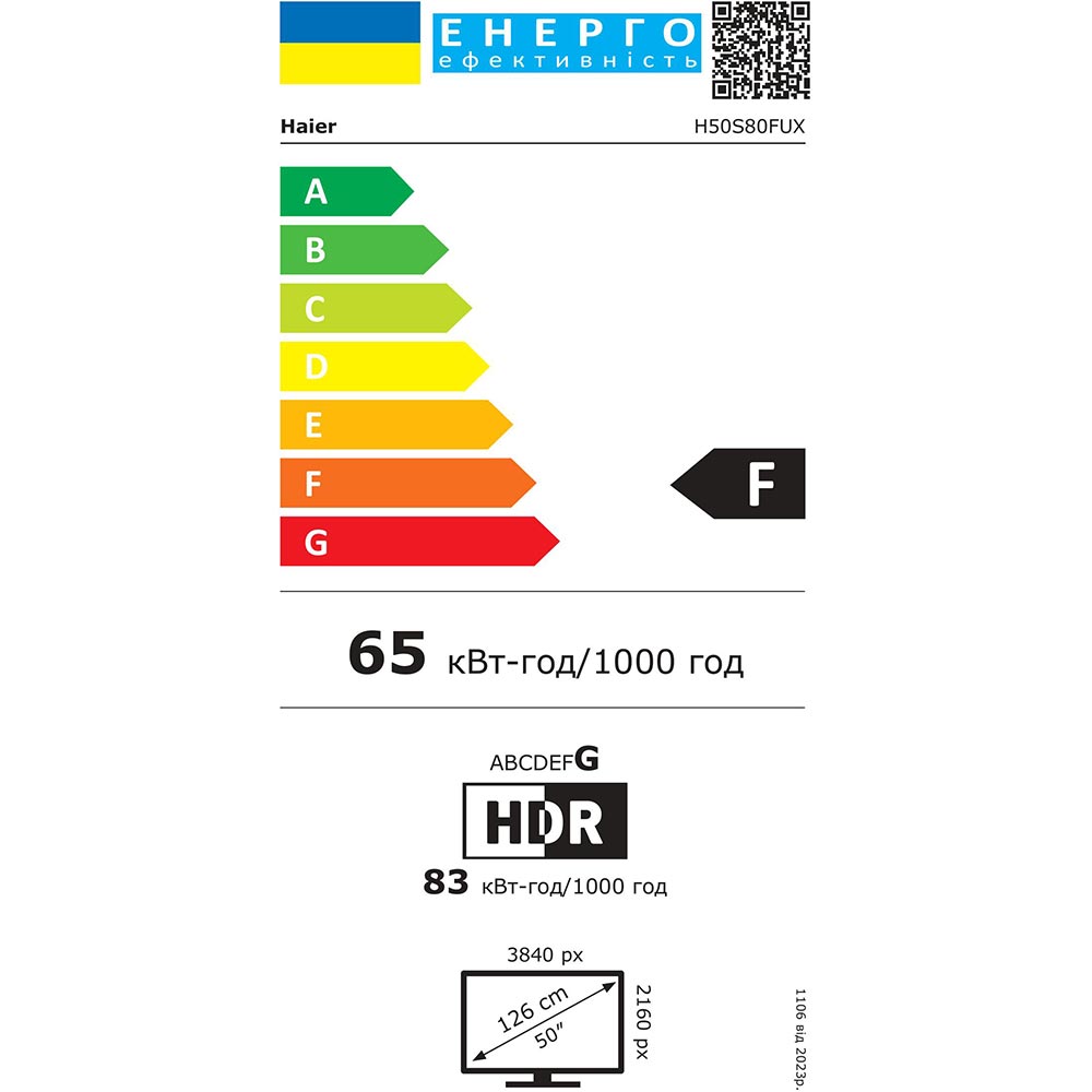 Заказать Телевизор HAIER H50S80FUX