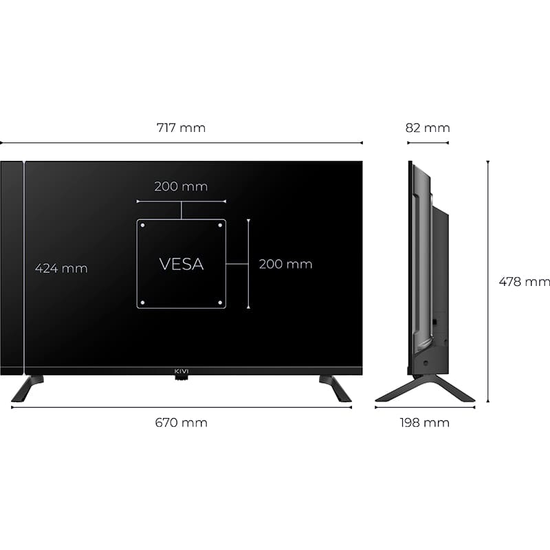 ТБ KIVI 32H800KB В інтернет магазині ТБ KIVI 32H800KB