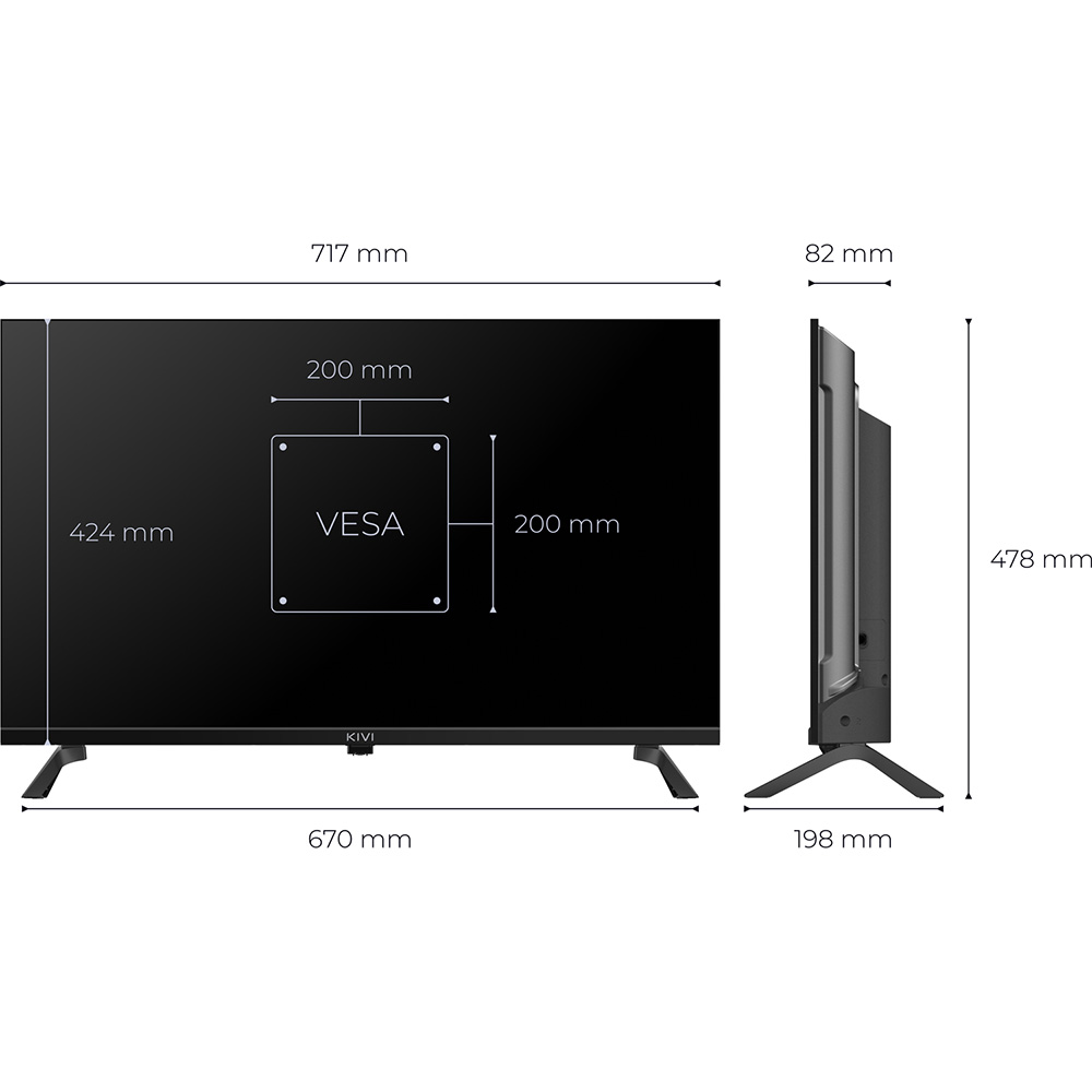 ТБ KIVI 32H820KB ТБ KIVI 32H820KB Частота розгортки 60