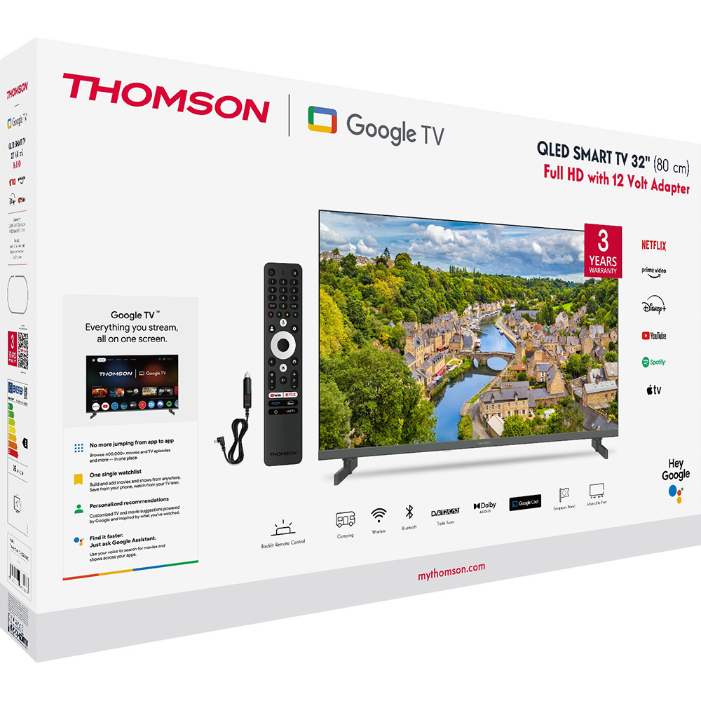 Заказать Телевизор THOMSON 32FQG3S15C