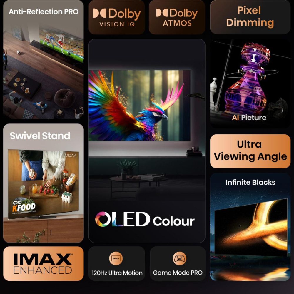 Зовнішній вигляд ТБ HISENSE 55A85Q