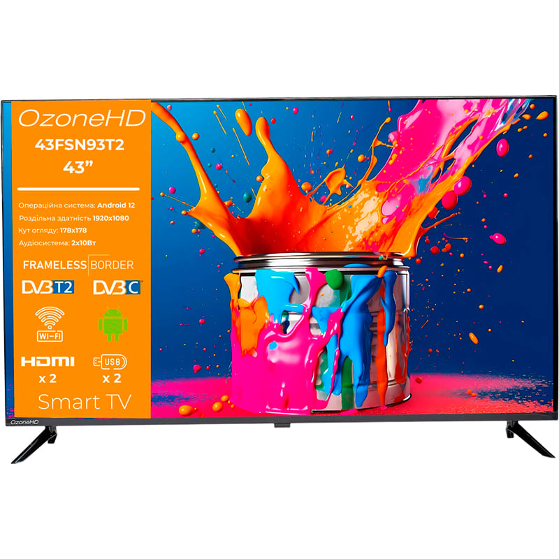 Телевизор OZONEHD 43FSN93T2