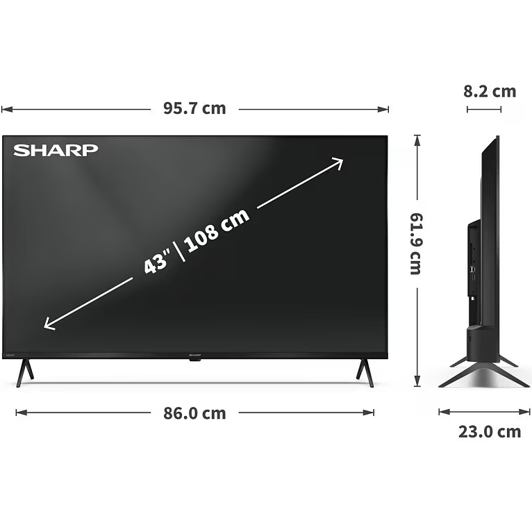 Зображення ТБ SHARP 4T-C43HP5265EB