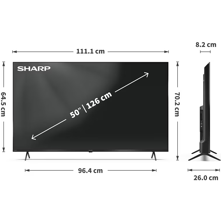 Зображення ТБ SHARP 4T-C50HP5265EB
