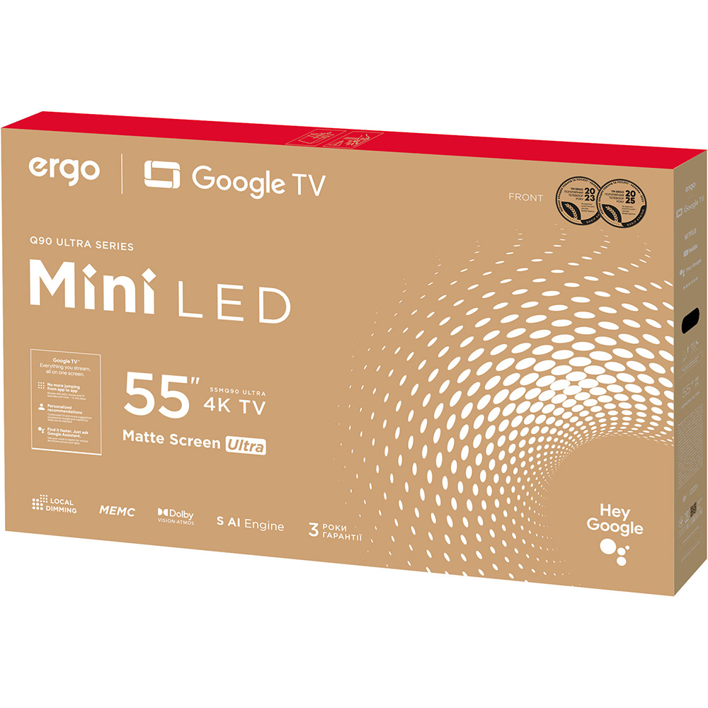 В Украине Телевизор ERGO 55MQ90 Ultra