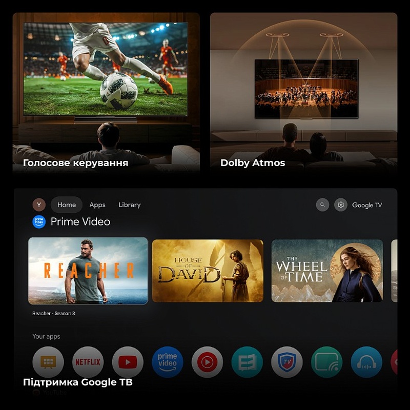 В Украине Телевизор DREAME Aura Mini LED 4K TV 75S100