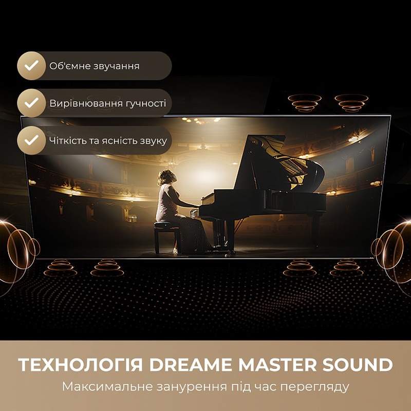 Внешний вид Телевизор DREAME Aura Mini LED 4K TV 75S100