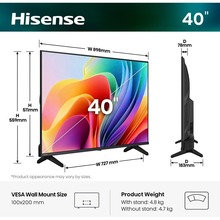 Телевізор HISENSE 40A4S