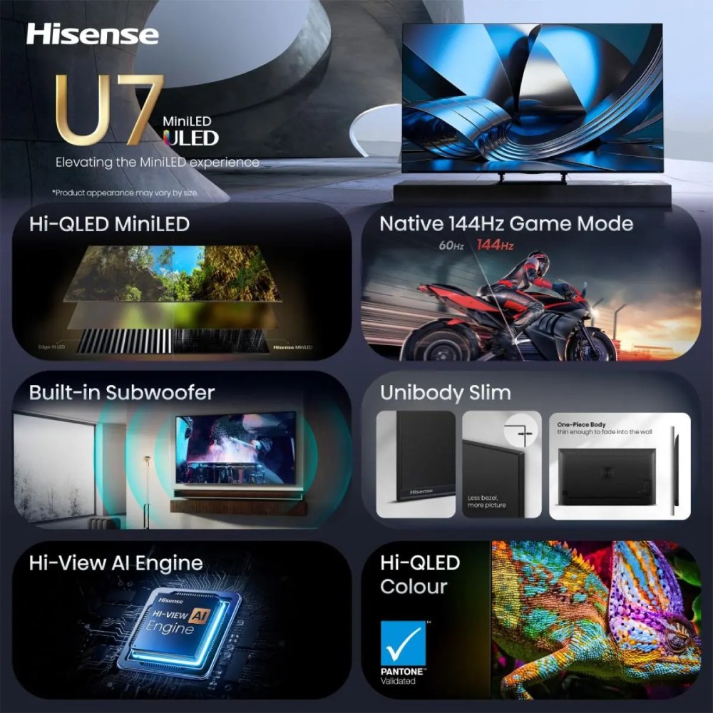 Телевізор HISENSE 50U7SE ᐉ купити в FOXTROT ⁕ ціни, відгуки