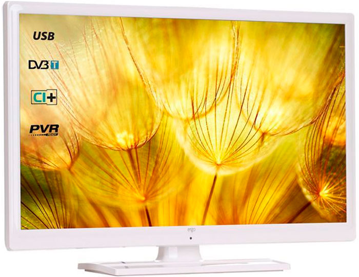 Телевізор ERGO LE24M3W White Діагональ 24" (60 см)