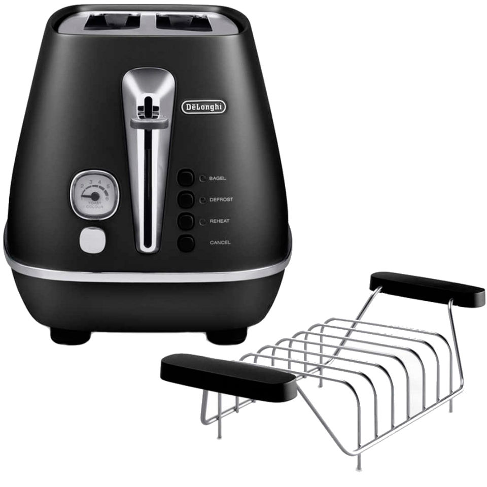 Тостер DELONGHI CTI 2103.BK Кількість відділень 2