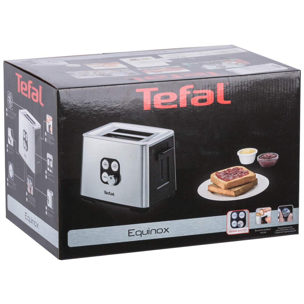 Зовнішній вигляд Тостер TEFAL TT420D30