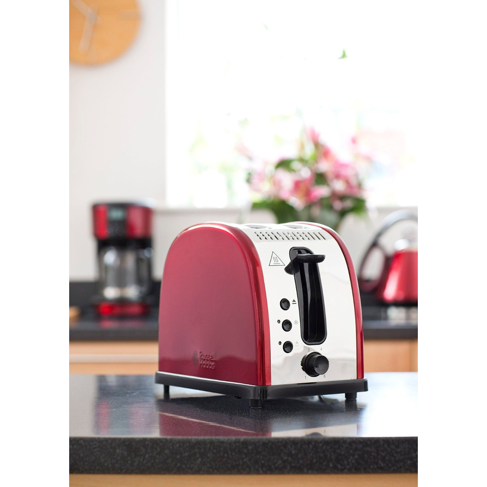 Тостер RUSSELL HOBBS Legacy Red (21291-56) Функції підігрів тостів