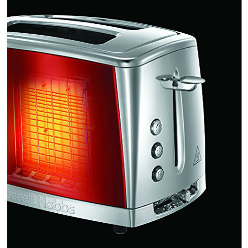 Тостер RUSSELL HOBBS 23220-56 Luna Solar Red Кількість ступенів підсмаження 6