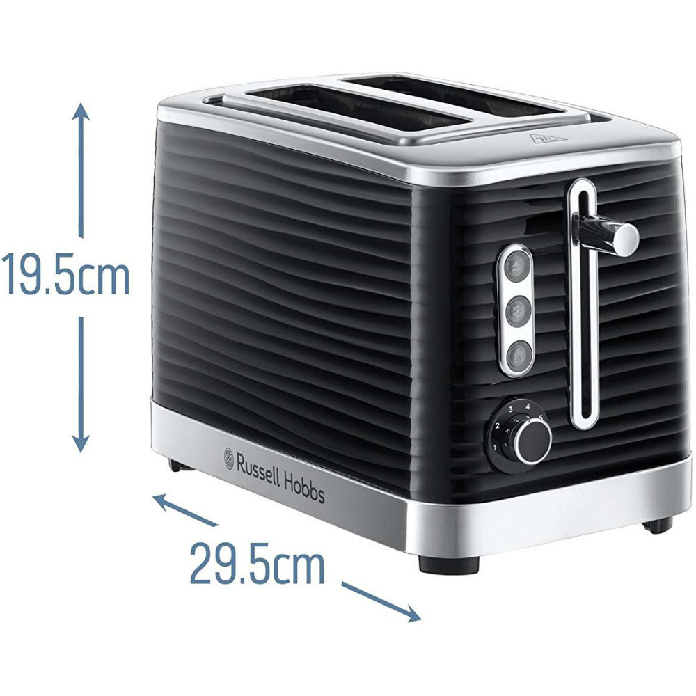 Тостер RUSSELL HOBBS 24371-56 Inspire Черный Количество степеней поджарки 6