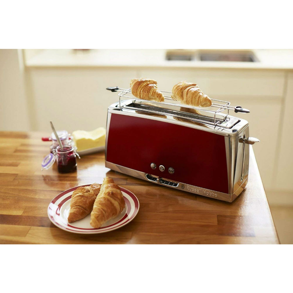 Тостер RUSSELL HOBBS 23250-56 Luna Solar Red Количество степеней поджарки 6