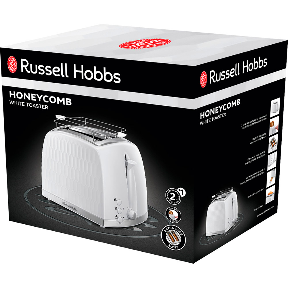 Фото Тостер RUSSELL HOBBS 26060-56 Honeycomb White