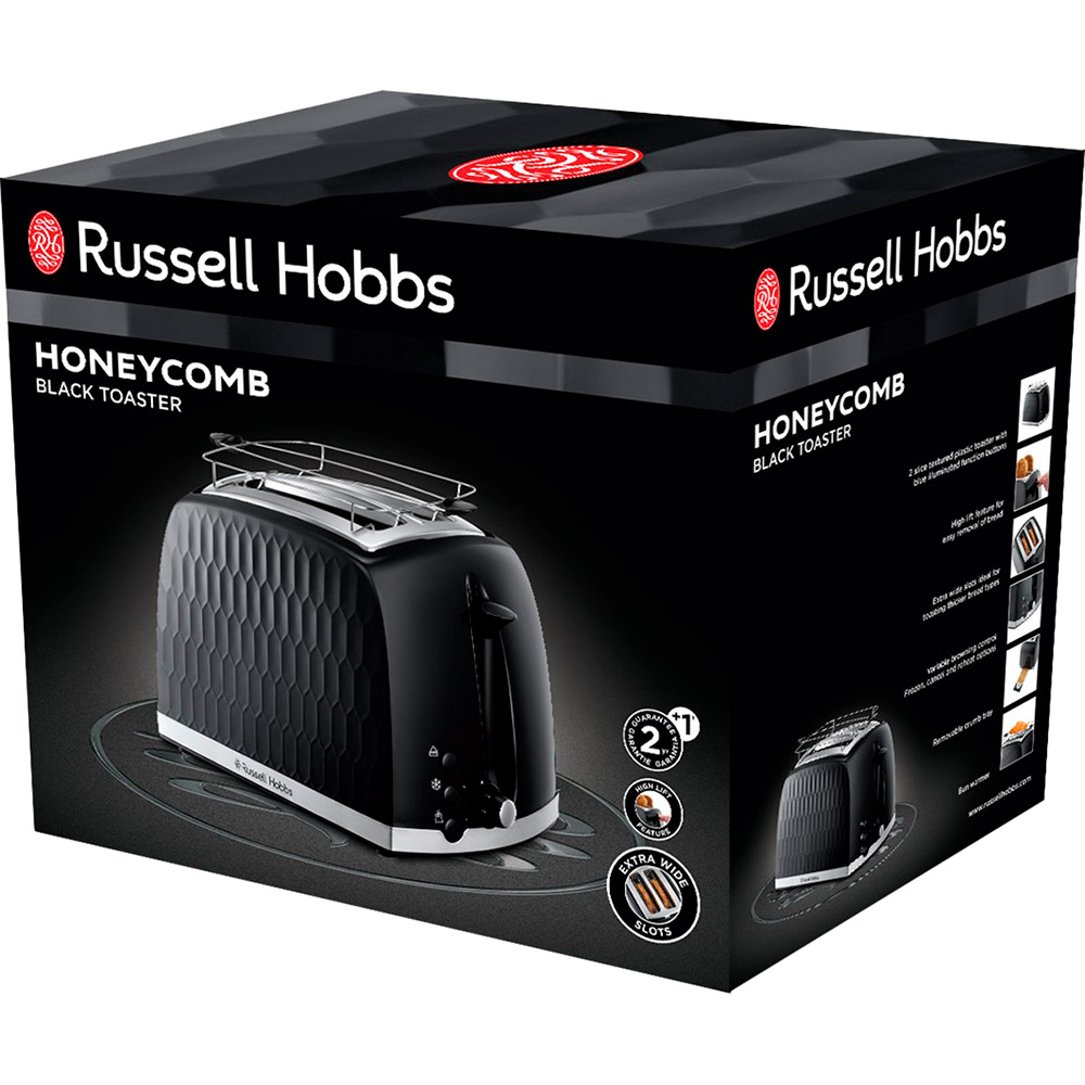 Зовнішній вигляд Тостер RUSSELL HOBBS 26061-56 Honeycomb Black