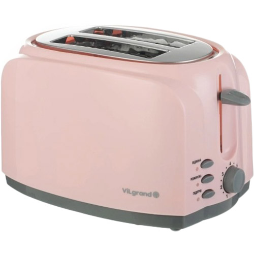 

Тостер VILGRAND VT 0727 Pink, VT 0727 pink