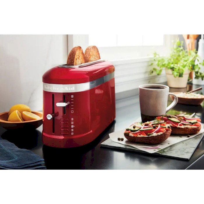 Тостер KITCHENAID DESIGN 5KMT3115EER Empire Red Количество отделений 1