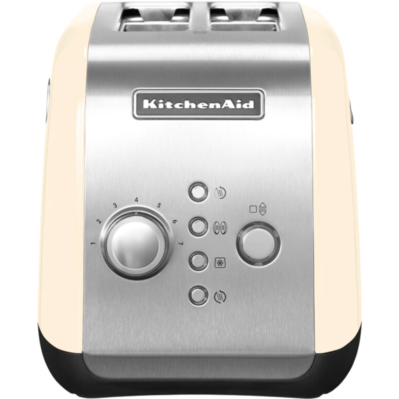 Тостер KITCHENAID 5KMT221EAC Cream Количество отделений 2