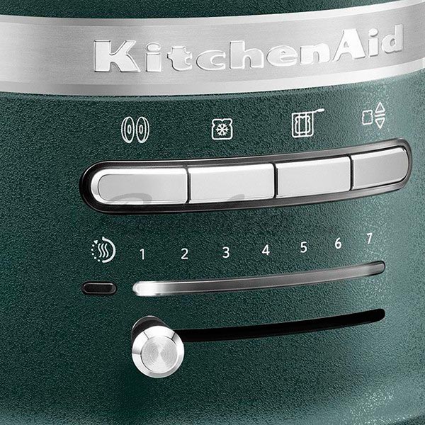 Тостер KITCHENAID Artisan Pebbled Palm (5KMT2204EPP) Кількість відділень 2