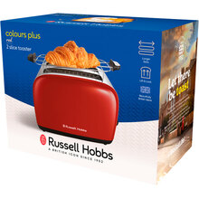 Тостер RUSSELL HOBBS Colours Plus Red (26554-56)