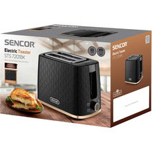 Тостер SENCOR STS7201BK Black / Gold